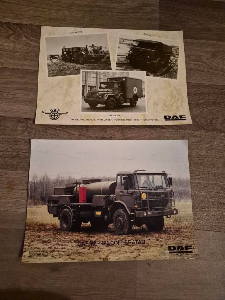 Militaire DAF poster, Ophalen of Verzenden, Landmacht, Nederland, Foto of Poster