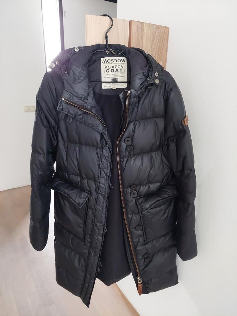 Moscow dons jas, zwart, maat L, Ophalen of Verzenden, Gedragen, Zwart