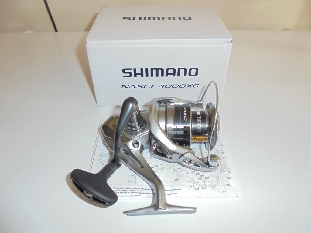 Shimano Nasci 4000XG FC Molen Spinning Nieuw., Ophalen of Verzenden, Nieuw, Molen