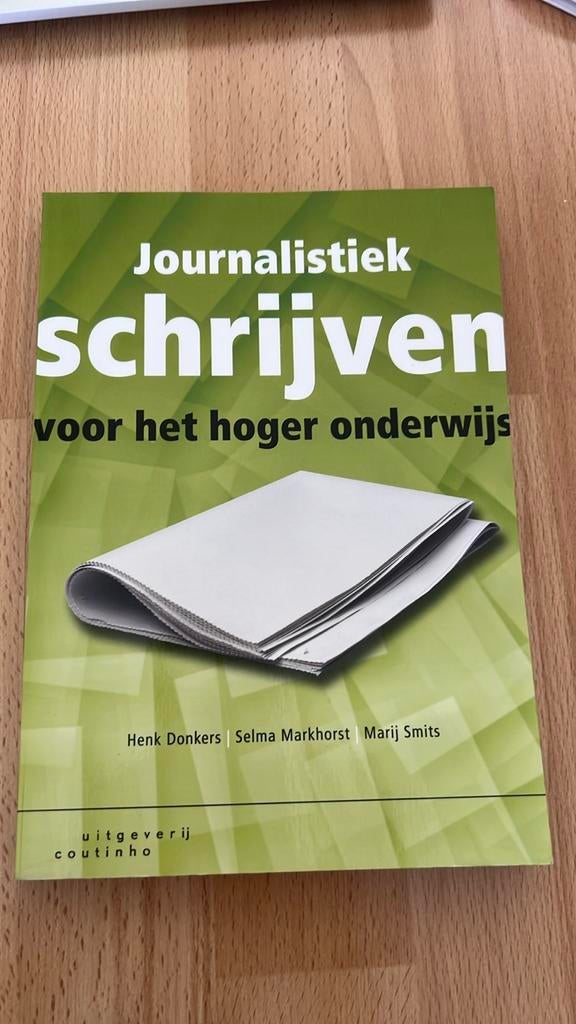 Journalistiek Schrijven voor Hoger Onderwijs - Nieuwstaat, Boeken, Studieboeken en Cursussen, Ophalen of Verzenden, Alpha, Zo goed als nieuw