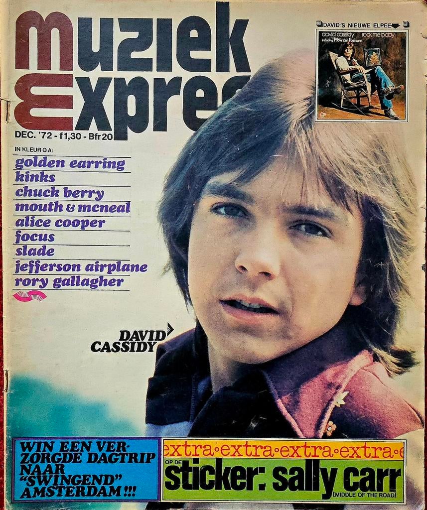Muziek Expres - December 1972, Boeken, Tijdschriften en Kranten, Gelezen, Muziek, Film of Tv, Ophalen of Verzenden