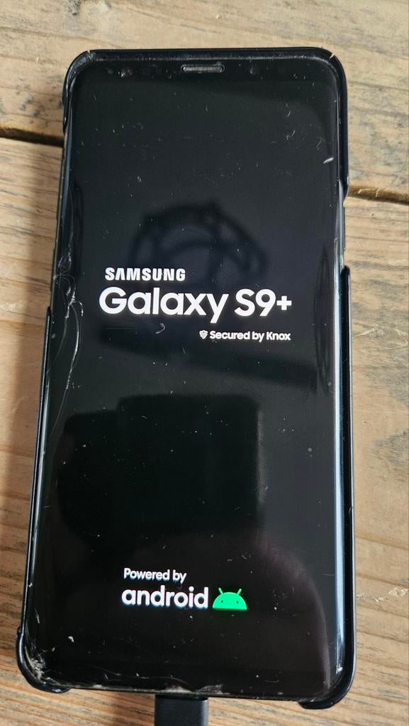 Samsung S9+ - Barst in scherm - Voor onderdelen/reparatie, Zwart, Touchscreen, Ophalen of Verzenden, Klassiek of Candybar