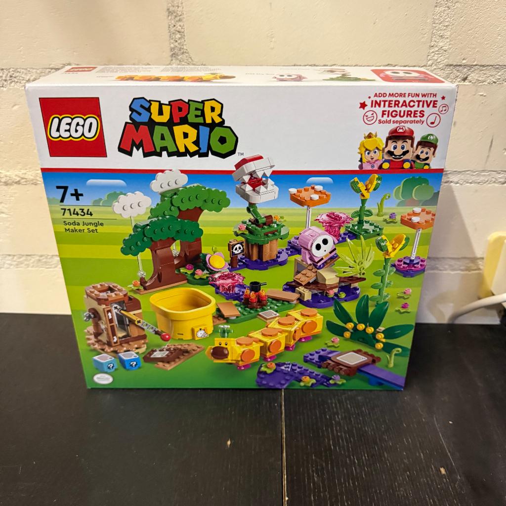 Te Koop: LEGO Super Mario 71434 – Soda Jungle Maker Set, Ophalen of Verzenden, Nieuw, Complete set, Lego