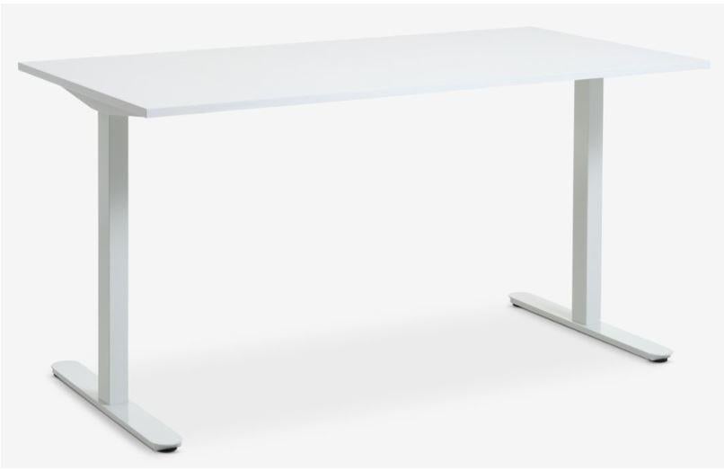 Second hand IKEA office desk and the office chair for sale!, Ophalen, In hoogte verstelbaar, Zo goed als nieuw