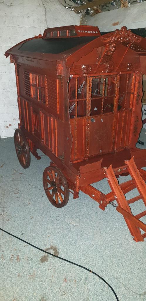 Handgemaakte Mini Woonwagen - Decoratief, Antiek en Kunst, Ophalen