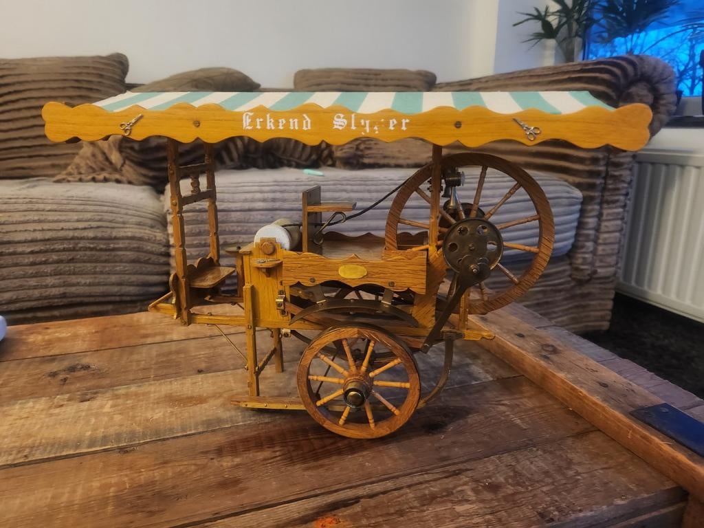 Uniek Werkend Miniatuur Scharensliep - Alkmaar 1986 - W. Bra, Ophalen of Verzenden