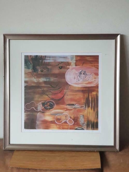 Zeefdruk Getiteld: Appearance / Disappearance door Karin Bos, Antiek en Kunst, Kunst | Litho's en Zeefdrukken, Ophalen