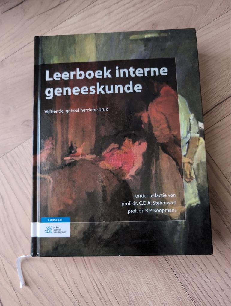 Leerboek Interne Geneeskunde - Nieuwstaat, Boeken, Studieboeken en Cursussen, Nieuw, Ophalen of Verzenden, WO, Stehouwer & Koopmans