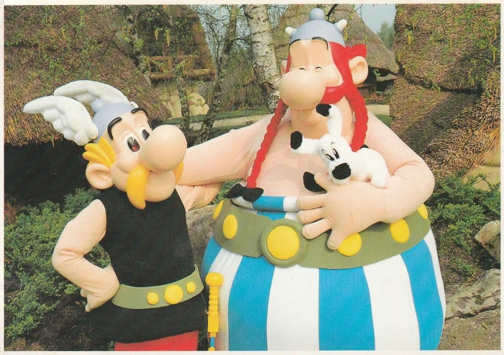 Ansichtkaart, Artiest,  Asterix en Obelix  (1528), Verzenden, 1980 tot heden, Sterren en Beroemdheden