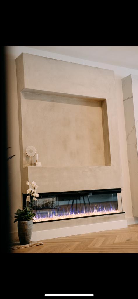 Black Velvet haarden – met verwarming – showroomactie, Ophalen, Nieuw, Vrijstaande haard, Elektrische haard