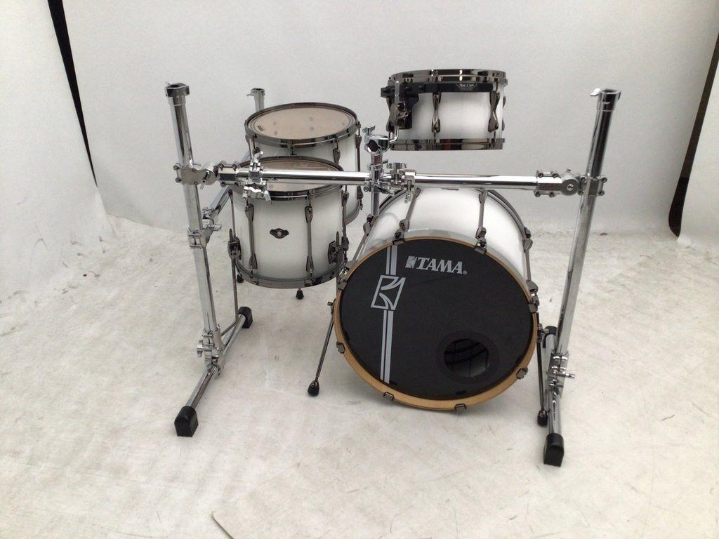 Gebruikte Drumstel Tama Superstar 4-delig White gloss, Muziek en Instrumenten, Drumstellen en Slagwerk, Gebruikt, -, -, Tama
