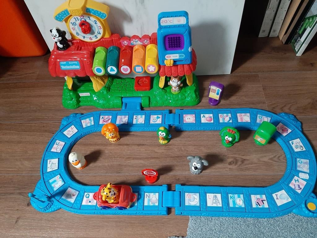 Vtech smartville alfabet treinstation dieren interaktief, Ophalen of Verzenden, Zo goed als nieuw