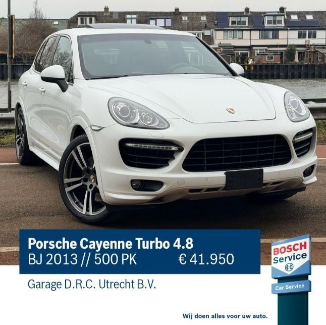 Porsche Cayenne Turbo 4.8 V8 500hp 2013  Sport Design, Automaat, Cayenne, 4800 cc, 8 cilinders