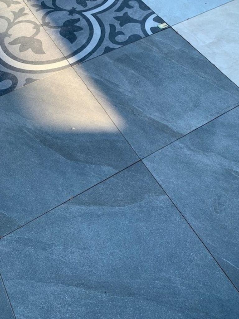 GeoCeramica Vena Marrone Grey 100x100x4cm , restpartij 200m2, Ophalen, Keramiek, Nieuw, MBI