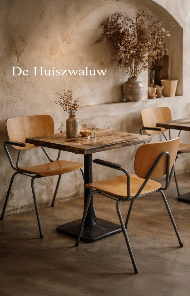 Car Katwijk  Kho Liang Ie stoelen armleuning  kleine partij, Gebruikt, Overige kleuren, Industrieel vintage, Ophalen of Verzenden