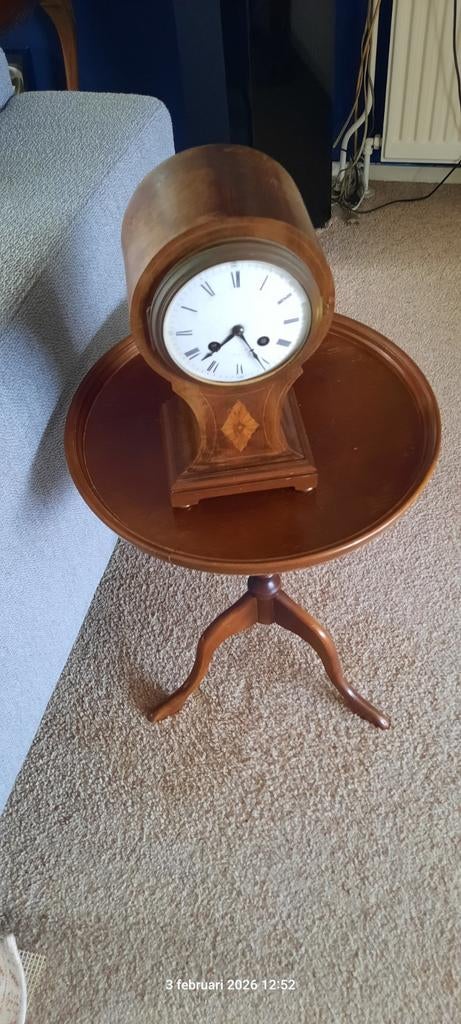 Oud tafelklok,in goede staat., Antiek en Kunst, Antiek | Klokken, Ophalen