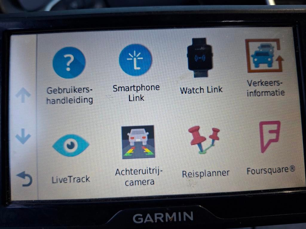 Garmin navigatie met raambevestiging, Ophalen of Verzenden, Gebruikt