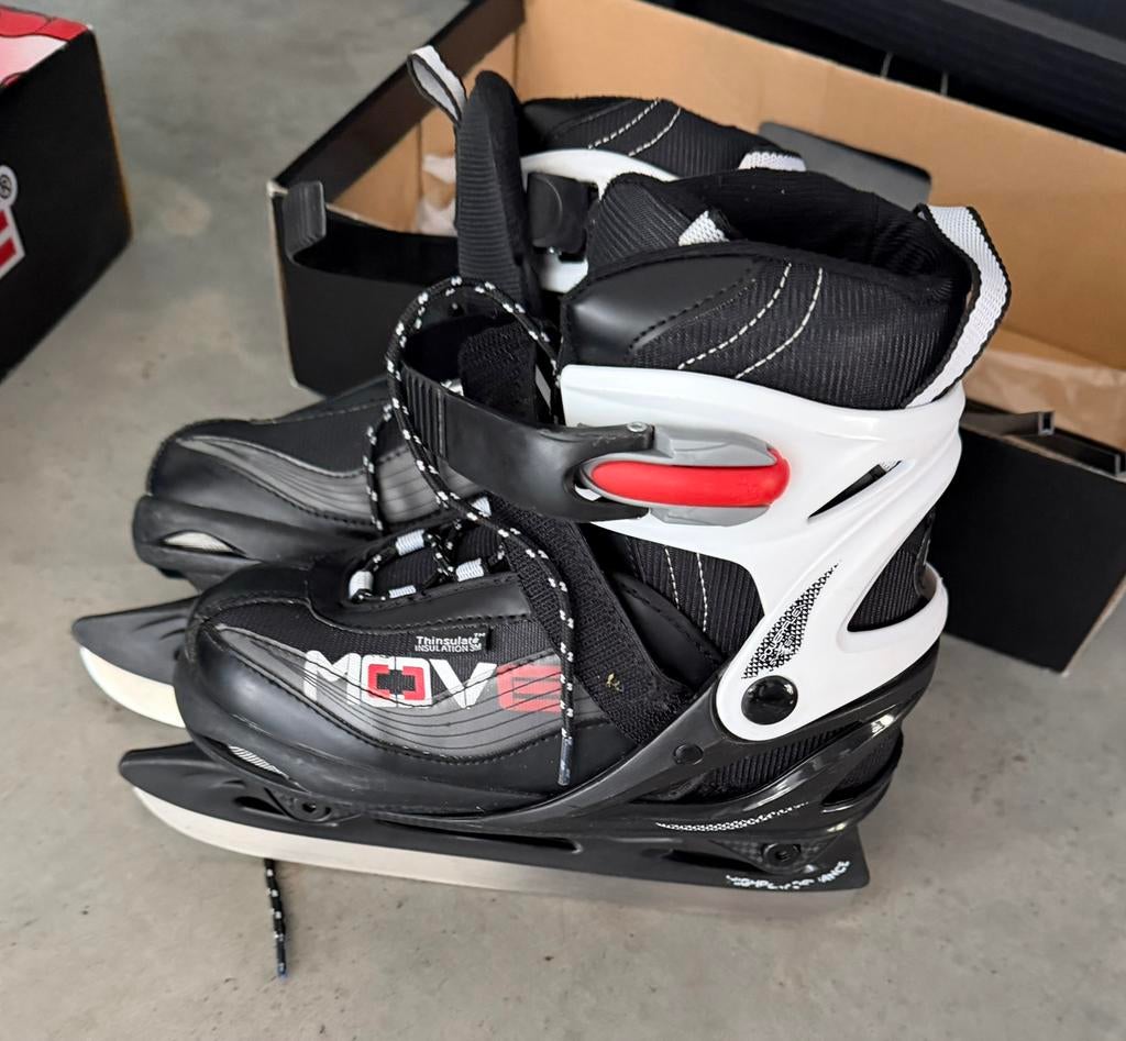 IJshockey schaatsen verstelbaar/meegroei maat 34-37, Sport en Fitness, Schaatsen, Overige merken, Ophalen of Verzenden, Zo goed als nieuw