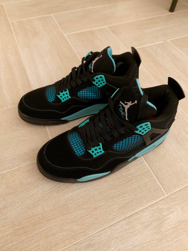 Air Jordan 4 Tiffany Black Teal Thunder Maat 43 Nieuw, Kleding | Heren, Schoenen, Ophalen of Verzenden