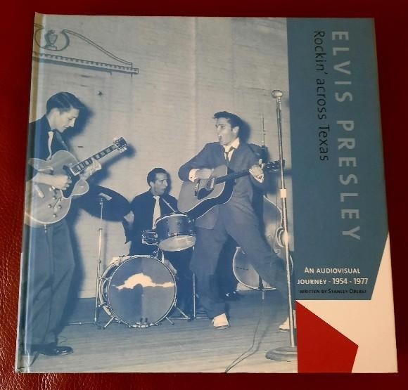 Elvis Presley rockin across Texas Ftd boek met cd's, Ophalen of Verzenden, Boek, Tijdschrift of Artikel