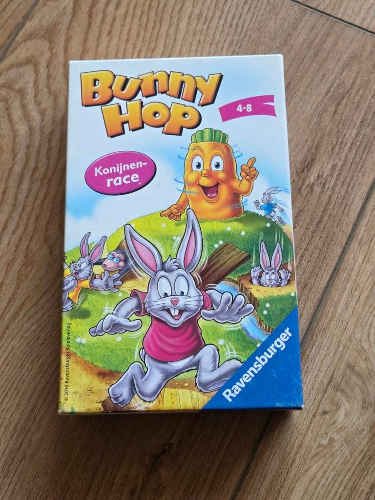 Bunny Hop Konijnenrace - Ravensburger Kinderspel, Gebruikt, Vijf spelers of meer, Ophalen of Verzenden, Ravensburger