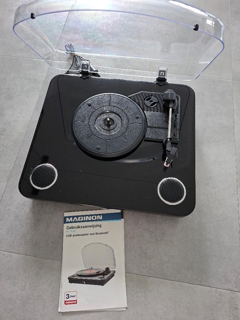 USB PLATENSPELER MET BLUETOOTH, Nieuw, USB-aansluiting, Platenspeler, Ophalen