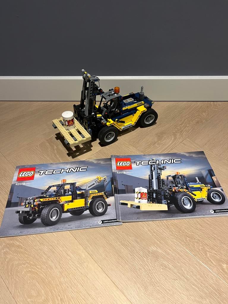 Lego technic 42079 Heavy duty forklift, Ophalen, Zo goed als nieuw, Complete set, Lego