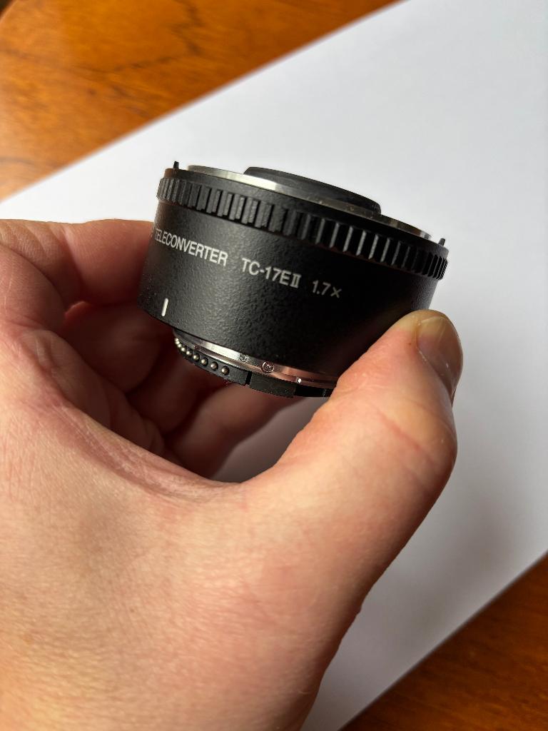 Nikon TC-17E AF-S Teleconverter II, Ophalen of Verzenden, Zo goed als nieuw