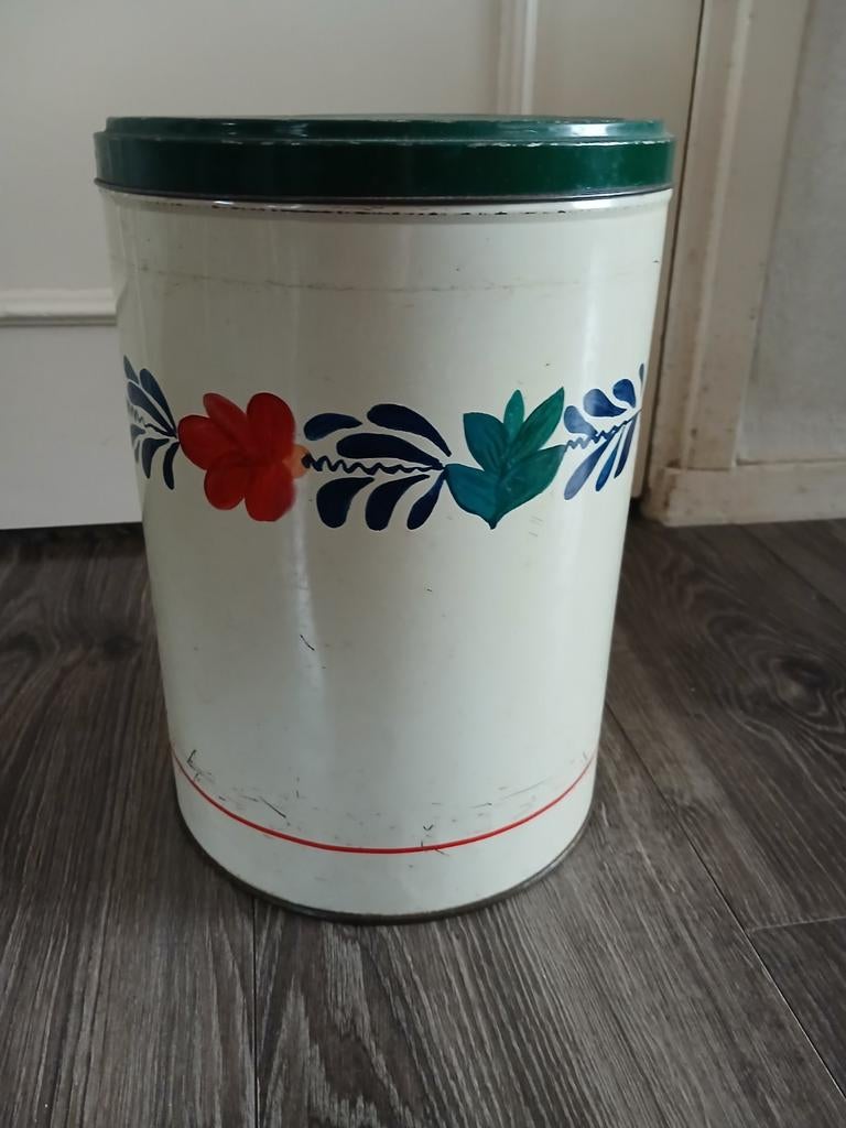 Blik rond boerenbont tomado 30 hoog 20 doorsnede, Ophalen