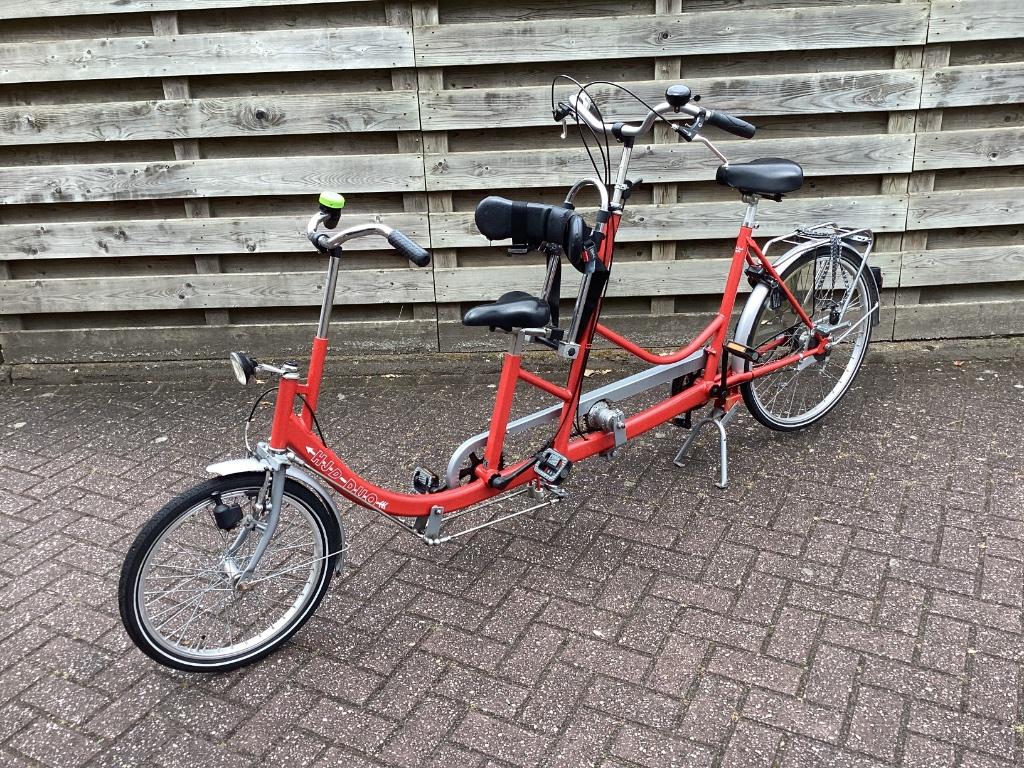 HJD duofiets ouder/kind, Ophalen of Verzenden, Gebruikt, Minder dan 10 versnellingen