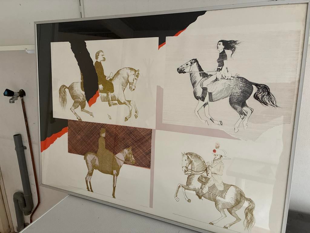 Aat Verhoog Zeefdruk 108/200, Antiek en Kunst, Ophalen