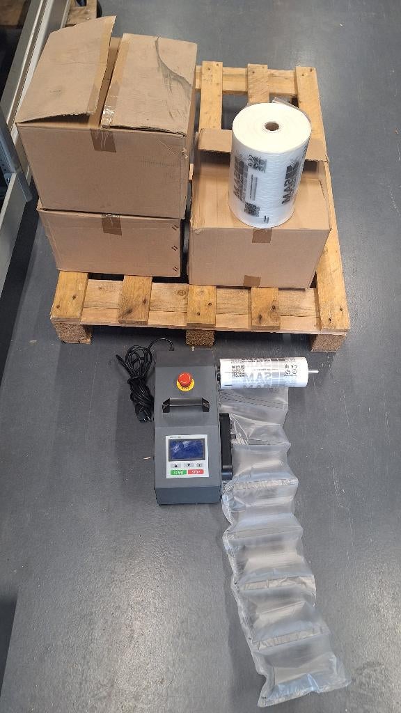 Bubbelfolie opvulmateriaal luchtkussen machine inpakken, Ophalen, ., Overige typen, Nieuw