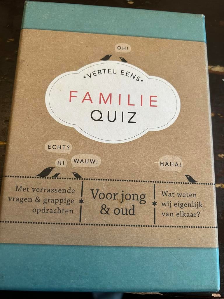 Elma van Vliet - Familie Quiz, Ophalen of Verzenden, Zo goed als nieuw