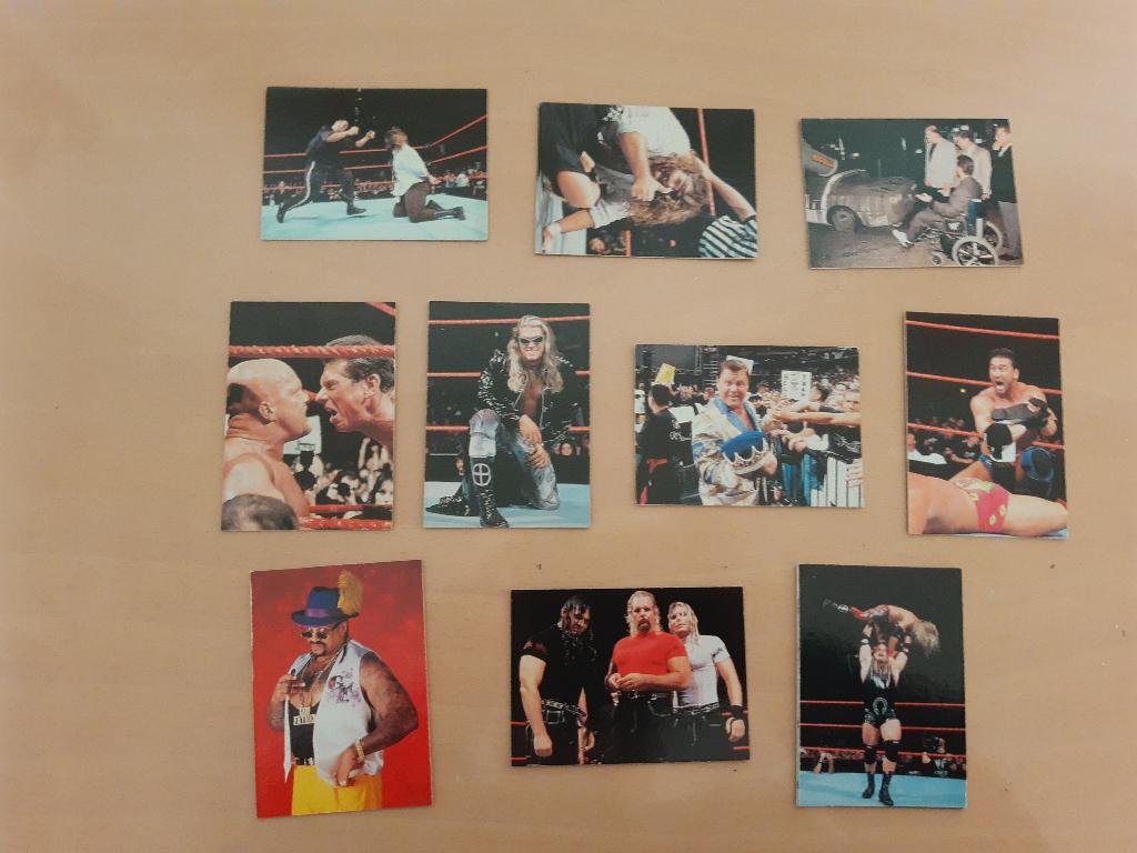 WWF WWE 1999 Smackdown Collector Cards, Ophalen of Verzenden, Gebruikt, Tv, Foto of Kaart