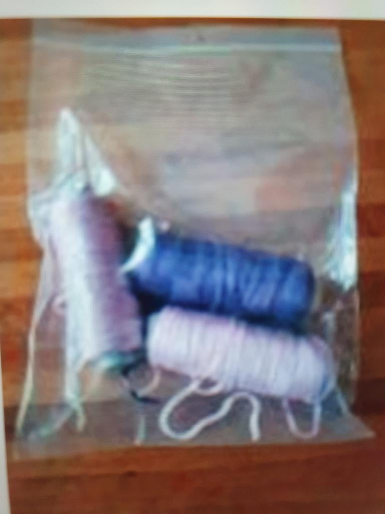 Garen,band, lint, paars, roze, Ophalen of Verzenden, Lint, Band of Elastiek