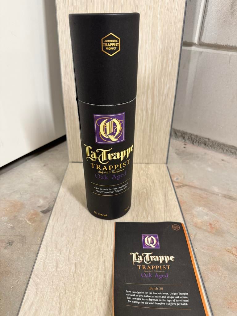 La Trappe Oak Aged – Batch 39 – 2020/2021 – 37,5 cl, Verzamelen, Biermerken, Ophalen of Verzenden