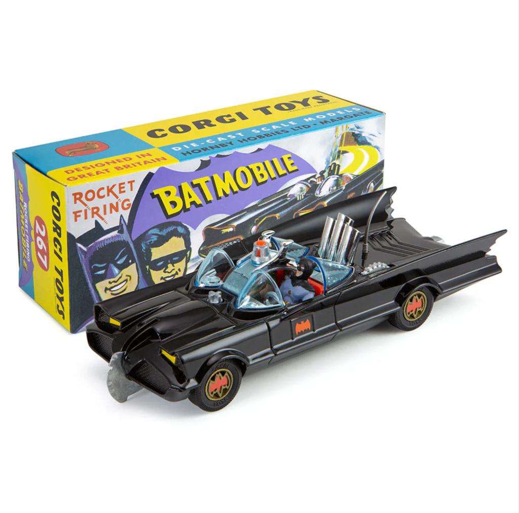 Batmobile GLANZEND ZWART CORGI Model Club  SCHAAL 1:46 R 267, Hobby en Vrije tijd, Modelauto's | 1:43, Verzenden, Nieuw, Auto
