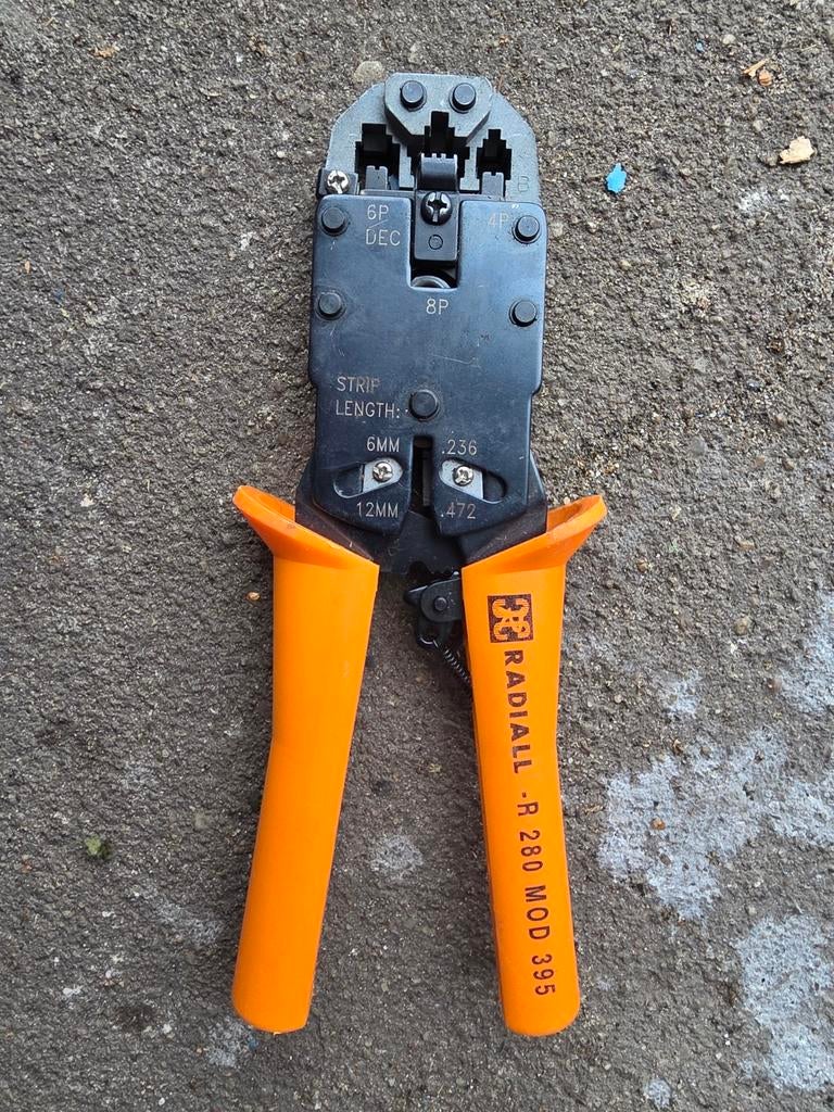 Radiall R 280 Krimptang Perstang ZGAN!, Ophalen of Verzenden