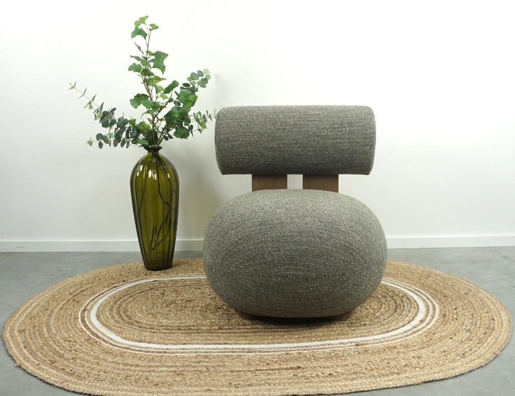 Norr11 Hippo Loungestoel ,design fauteuil, loungestoel groen, Gebruikt, -, Minder dan 75 cm, -