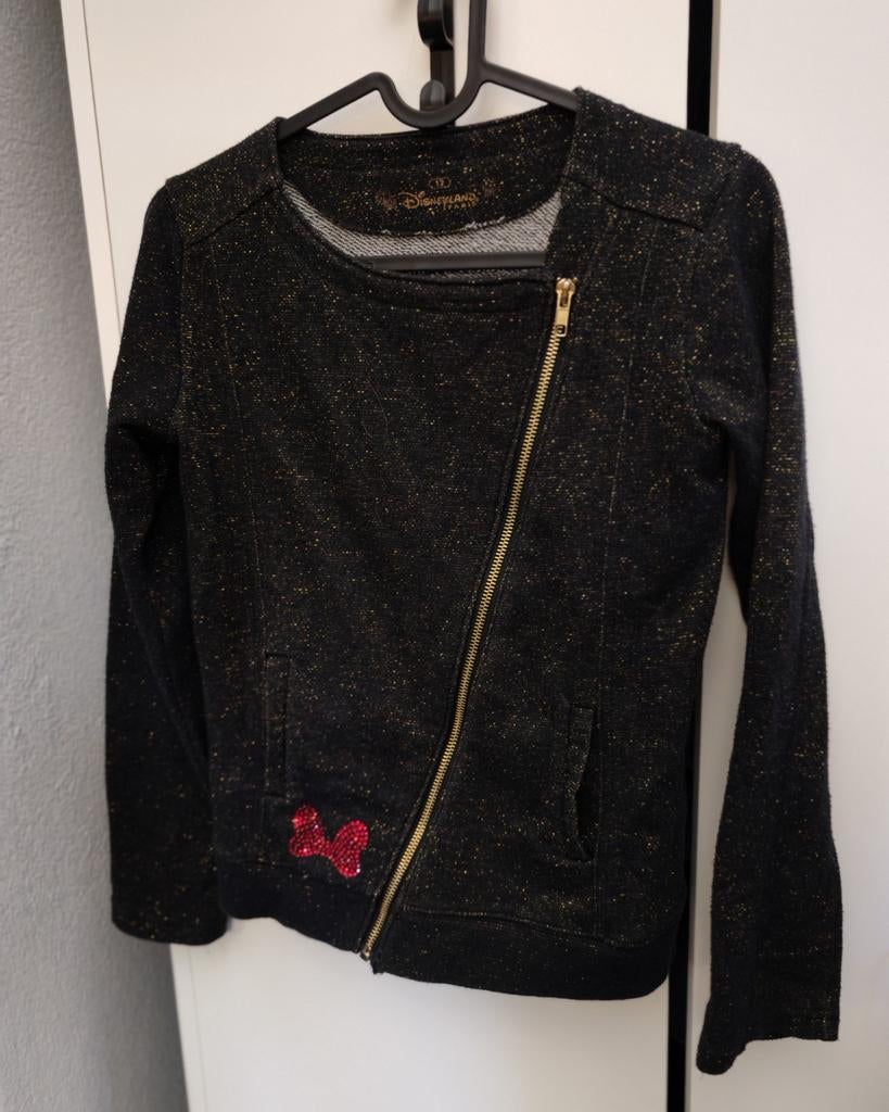Disney Minnie Mouse Glitter Zwart Vest Maat 12 Jaar, Kinderen en Baby's, Kinderkleding | Overige, Ophalen of Verzenden, Gebruikt
