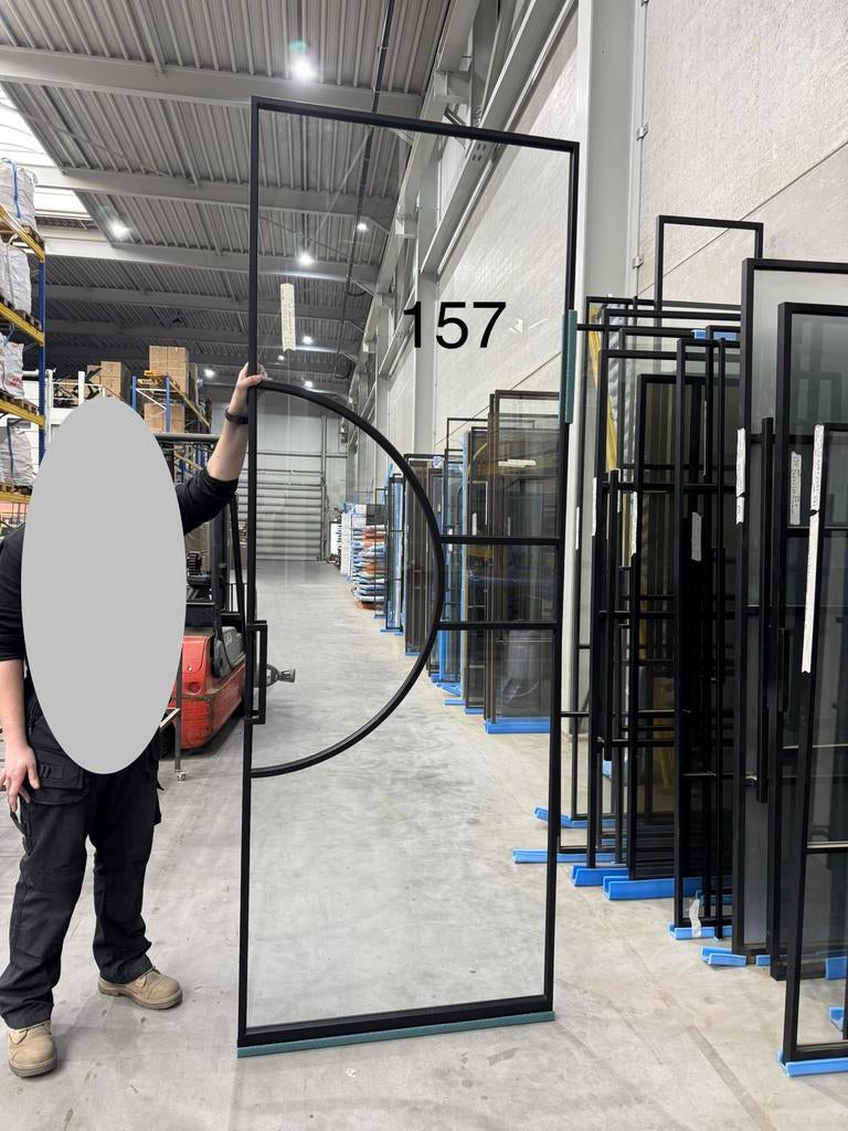 Taatsdeur 2857 x 1002 exacte maat boog sale *157, Doe-het-zelf en Verbouw, Deuren en Horren, 100 tot 120 cm, Firma Hout en Staal