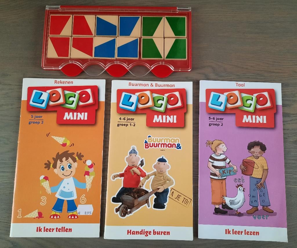 mini loco + 3 boekjes 4-6 jaar, Kinderen en Baby's, Speelgoed | Educatief en Creatief, Ophalen of Verzenden, Gebruikt, Taal en Lezen