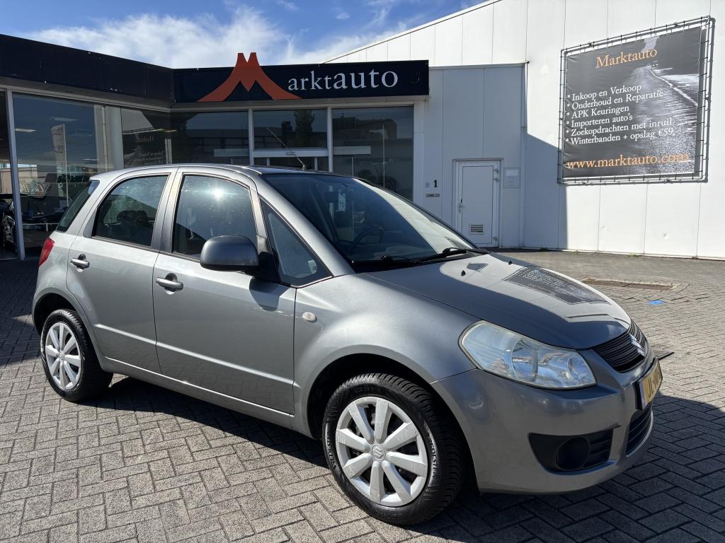 Suzuki SX4 1.6 Shogun Airco met Nieuwe APK (bj 2009), Auto's, Gebruikt, 49 €/maand, Handgeschakeld, Grijs