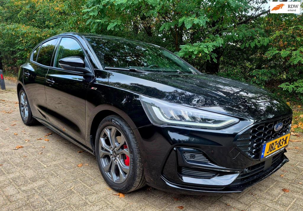 Ford FOCUS 1.0 EcoBoost Hybrid ST Line, Auto's, Lichtsensor, Zwart, 1306 kg, Bedrijf