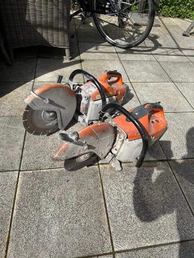 Stihl bandenzaag TS410 en TS400, Gebruikt, 70 mm of meer, Overige typen, Ophalen of Verzenden