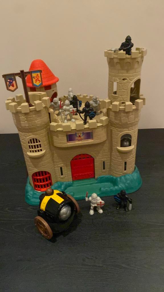 Ridderkasteel met ridders en kanon, Ophalen, Gebruikt, Jongen of Meisje