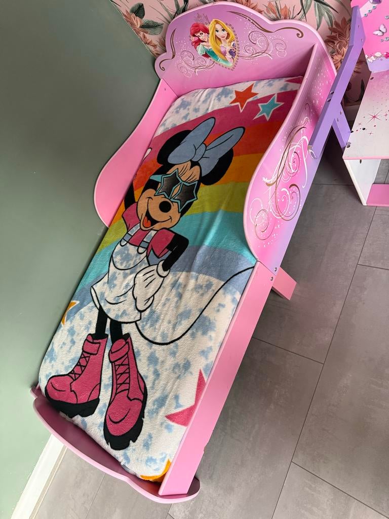 Disney Princess bed Tafel en Stoel Set, Ophalen of Verzenden, Gebruikt, Tafel(s) en Stoel(en)