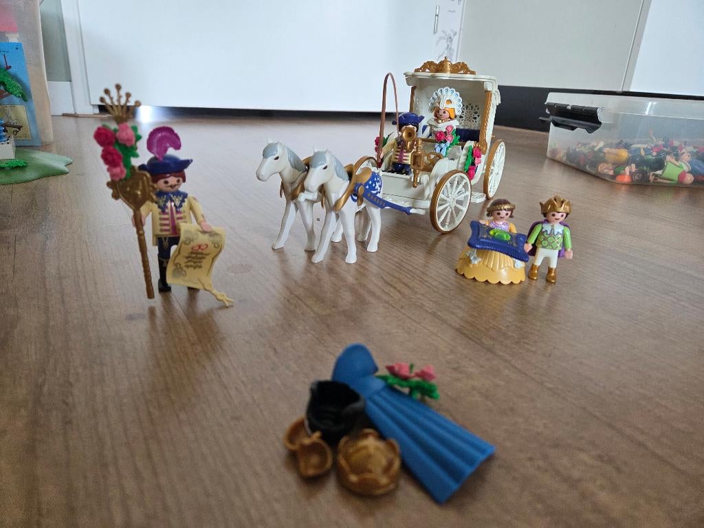 4258 Playmobil koninklijke koets, Ophalen of Verzenden, Gebruikt, Complete set