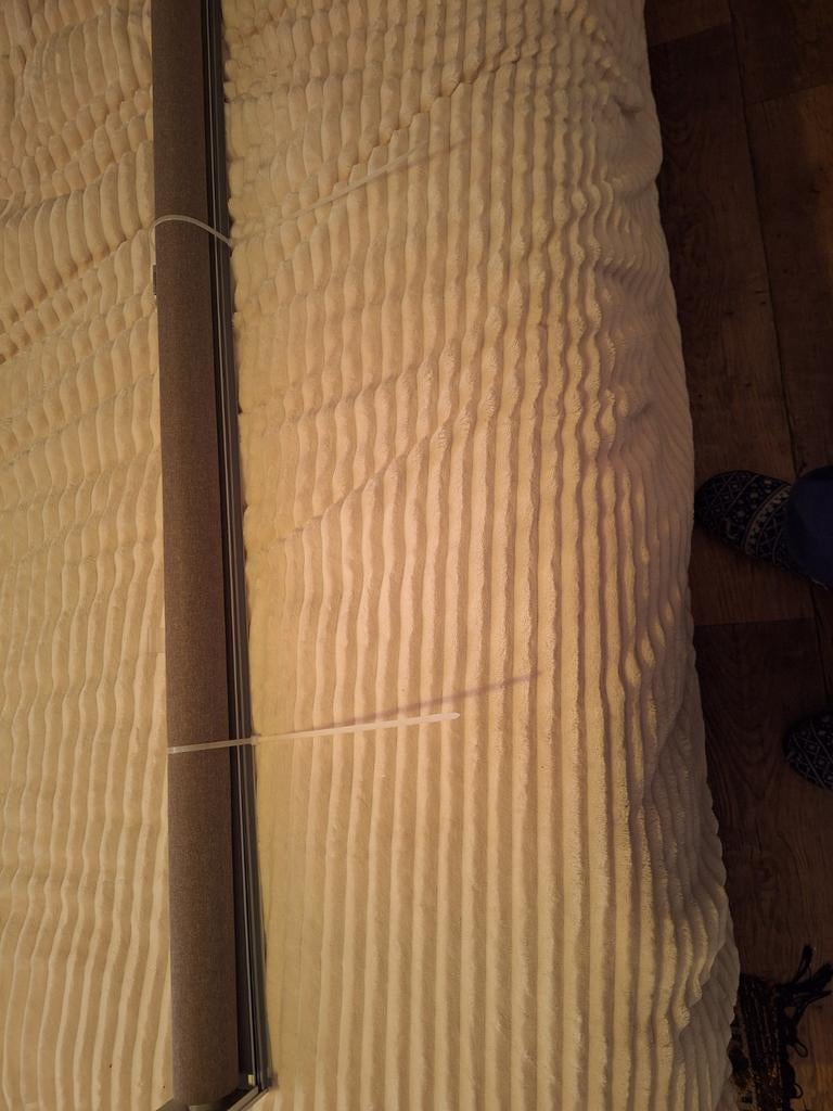 IKEA Tretur verduisterend rolgordijn taupe 140x190 cm, Ophalen, Gebruikt, 100 tot 150 cm, Bruin