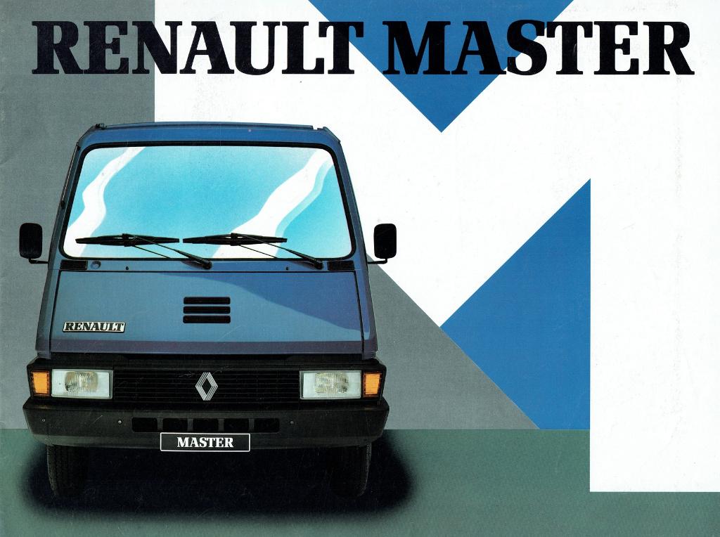 Folder Renault Master (ca.1984), Verzenden, Gelezen, Renault